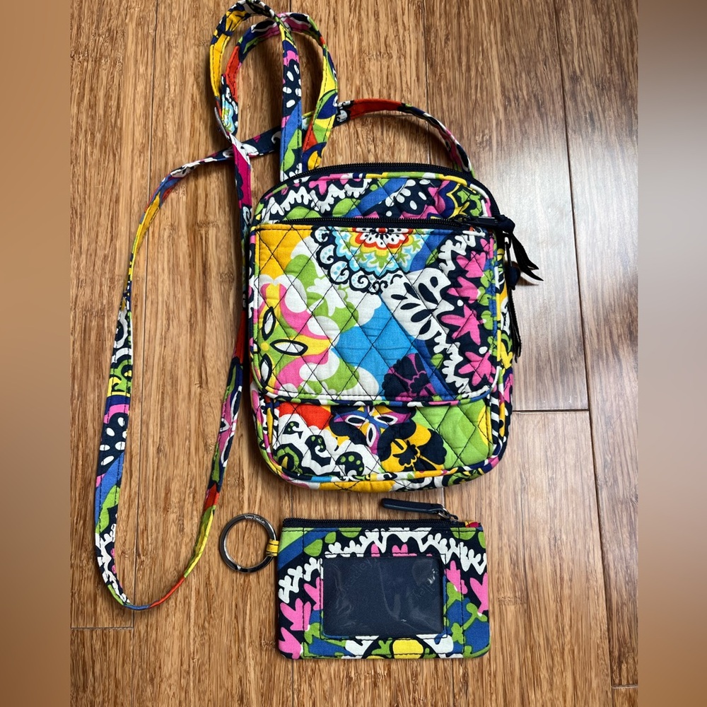 Vera Bradley Mini Hipster Crossbody Bag Floral coin wallet